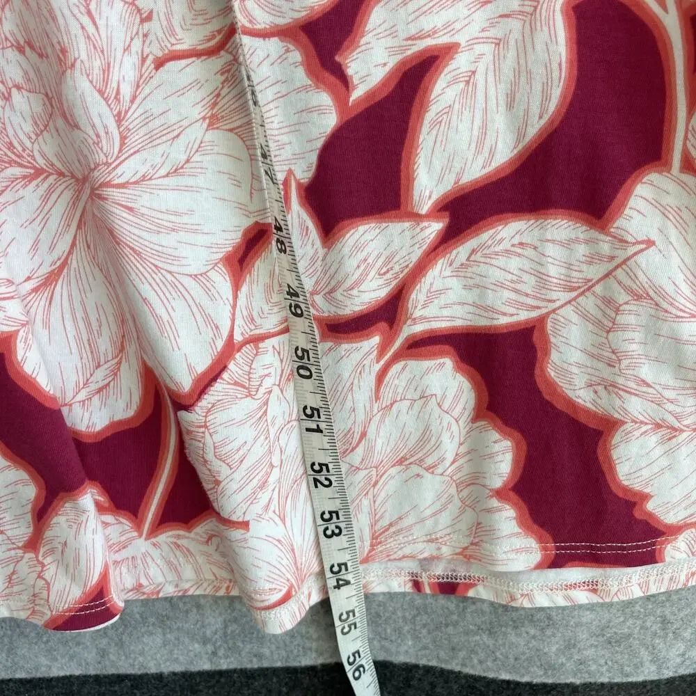 Soft Surroundings Santiago Song Dress Womens Medium Floral Tropical Resort‎ NEW